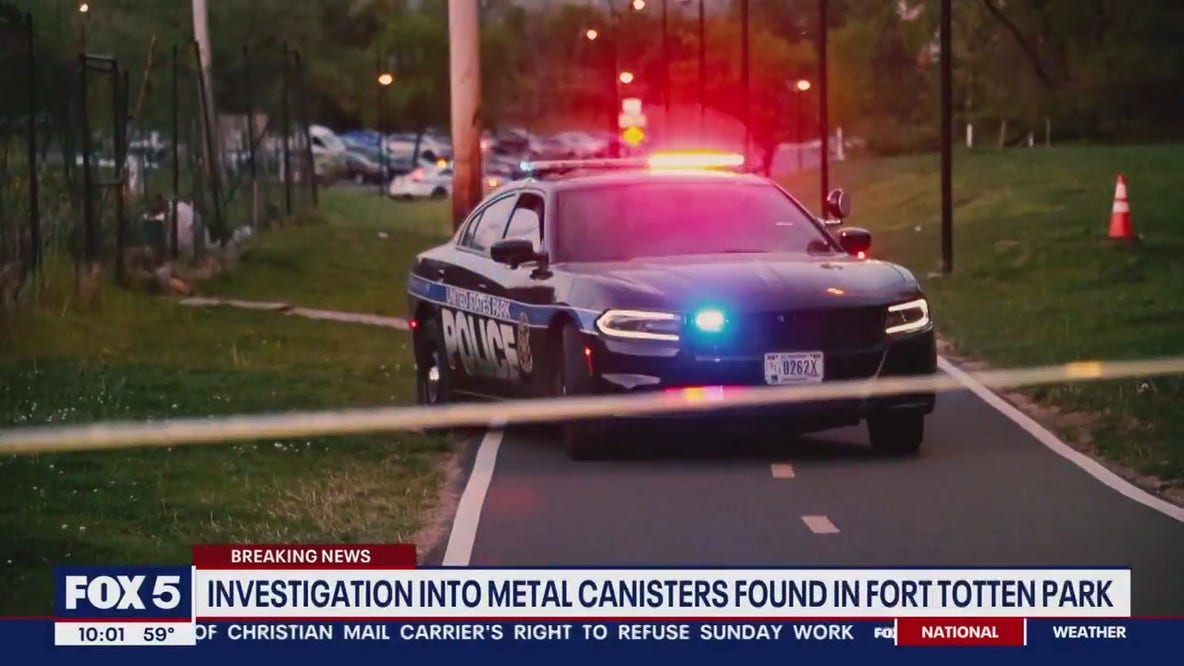 Investigation into metal canisters found in Fort Totten Park